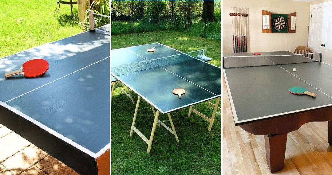 15 Homemade DIY Ping Pong Table Ideas
