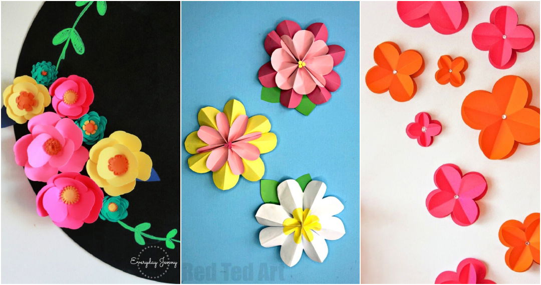 3d flower ideas