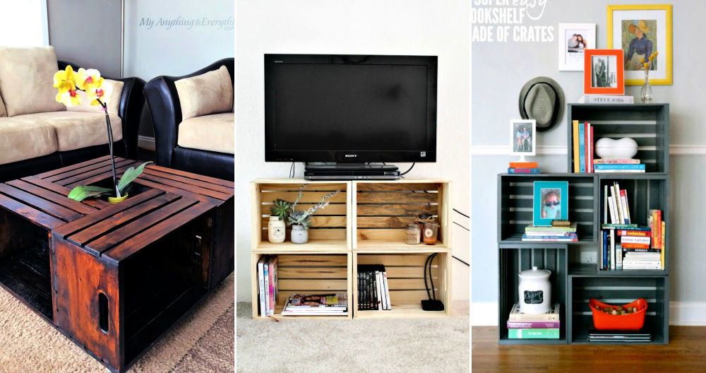 50 unique diy wooden crate ideas projects 1