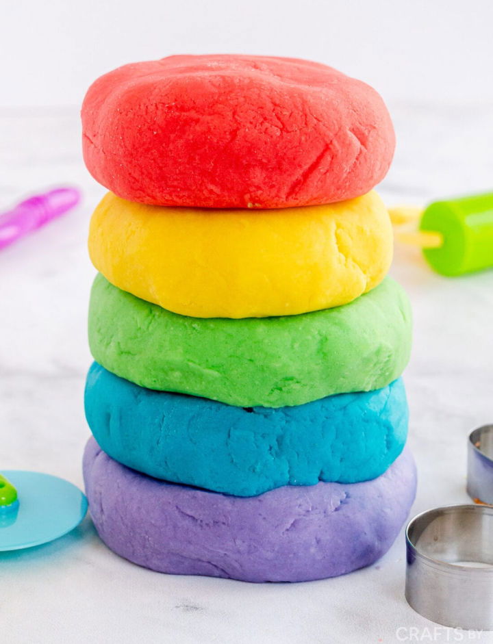 6 Ingredients Play Dough Recipe