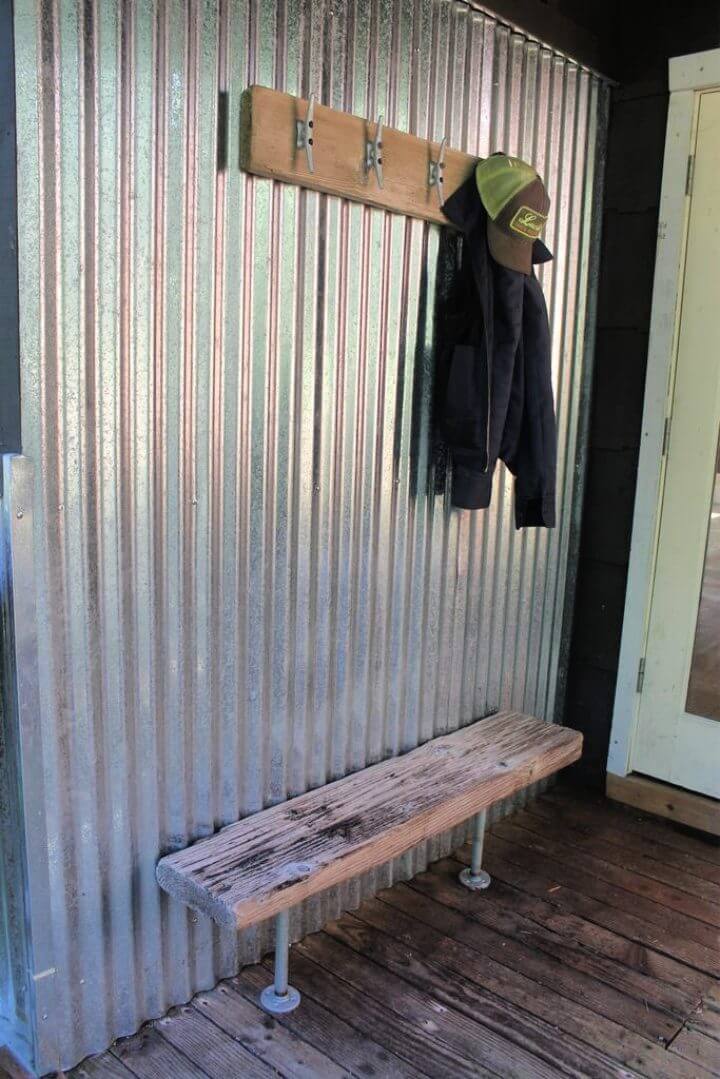 Reclaimed Driftwood Bench Tutorial