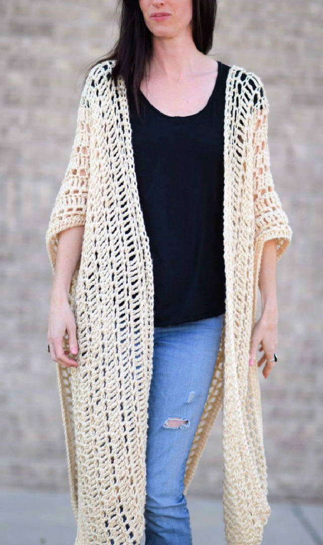 Crochet Casablanca Summer Poncho Pattern