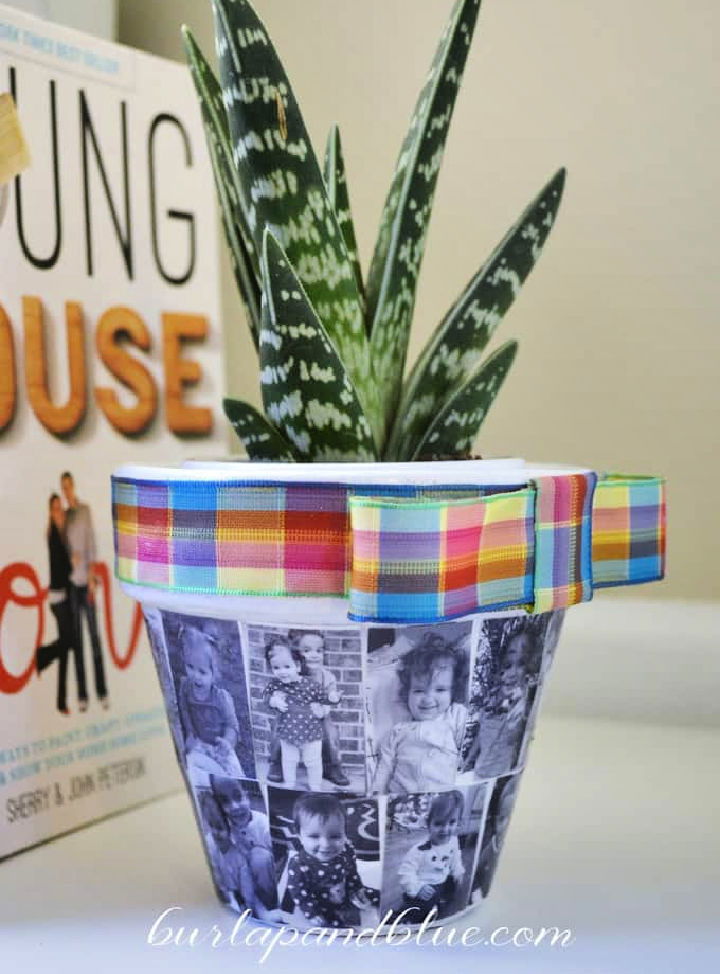 Make a Custom Photo Planter