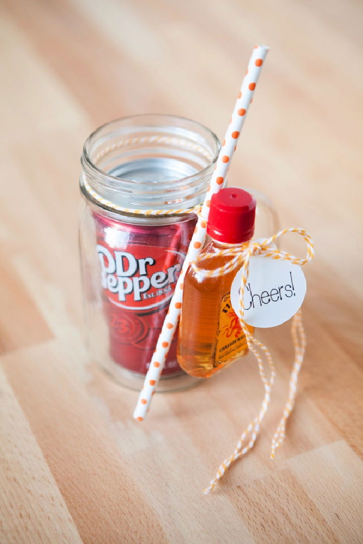 Handmade Cocktail Mason Jar Gift for Men