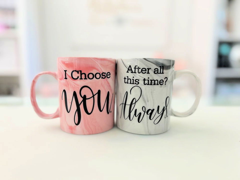 DIY Mug Set for Wedding Gift