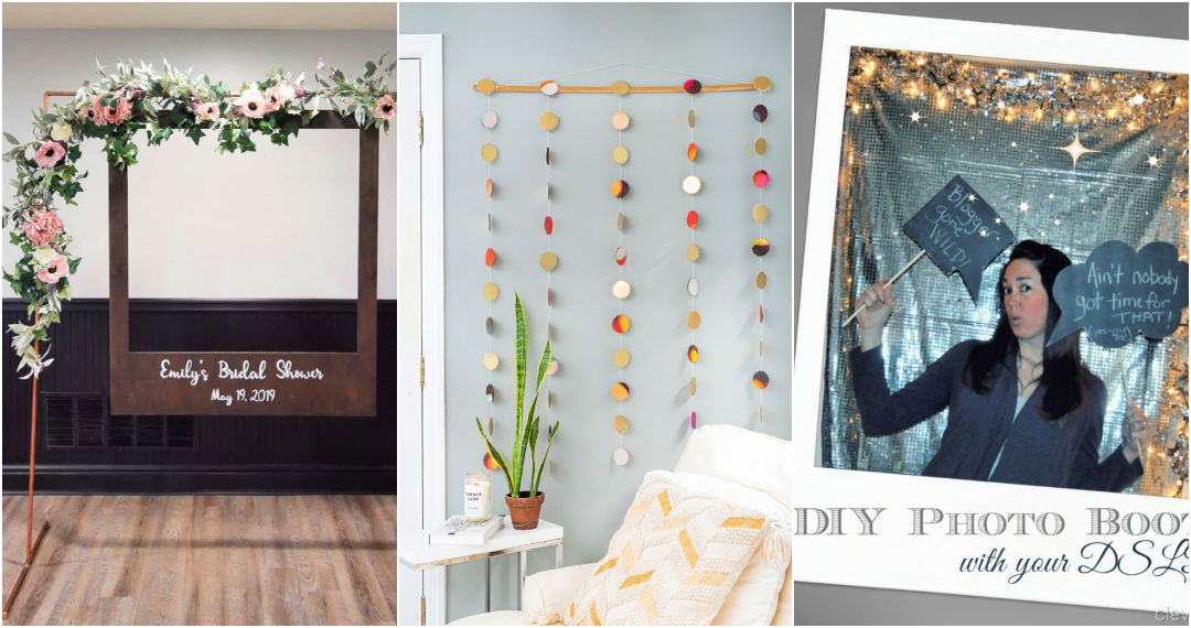 diy photo boothes