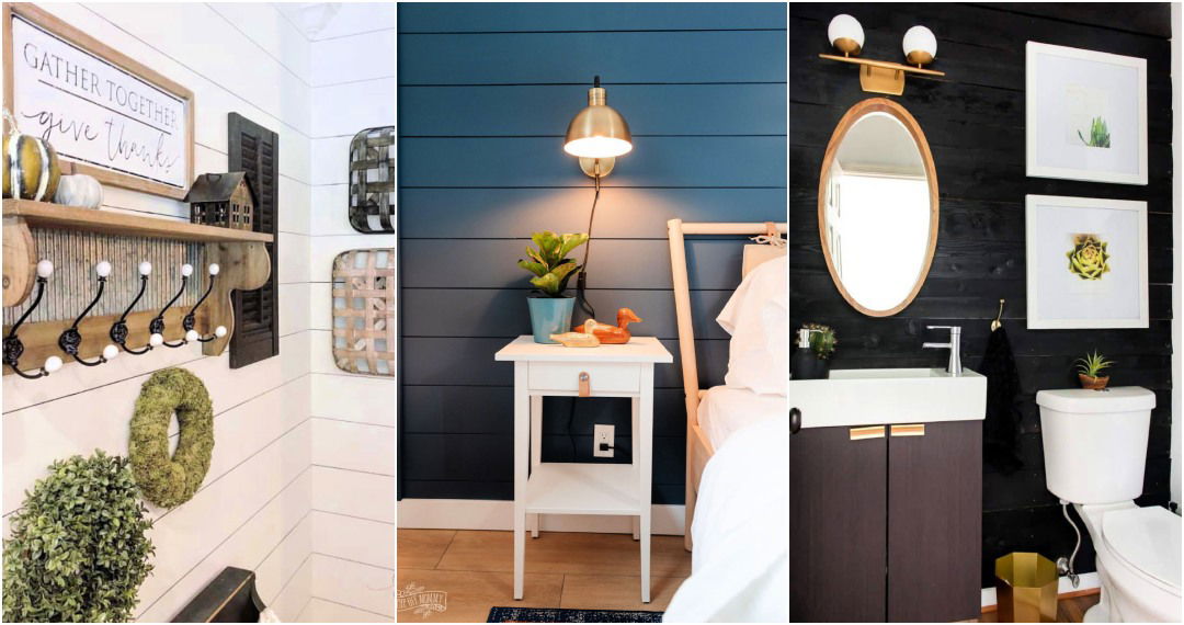 diy shiplap wall ideas