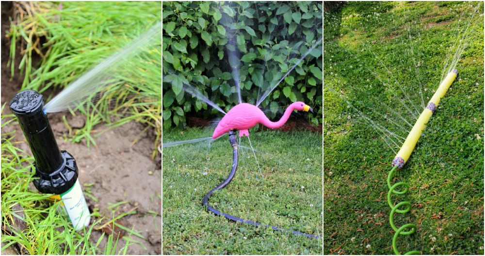 easy diy sprinkler system installation and making ideas