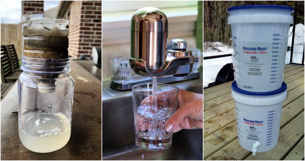 diy water filter ideas