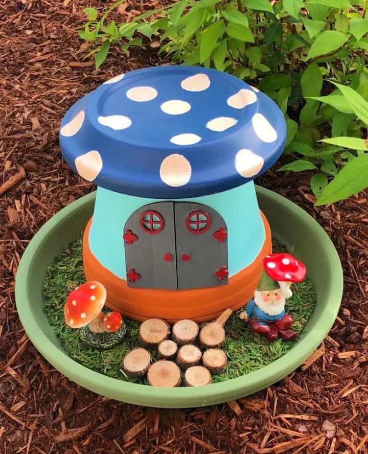 Easy Steps to Make Clay Pots Fairy Garden