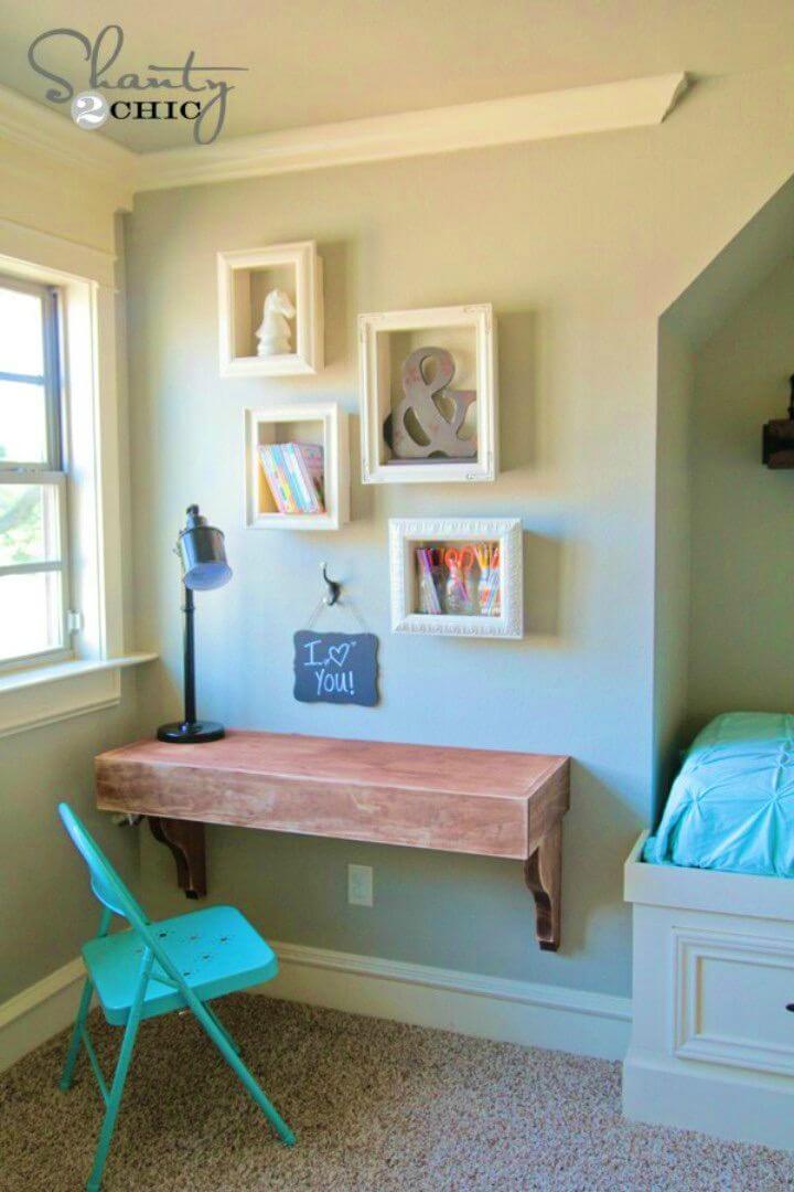 Easy to Make Frame Shelves