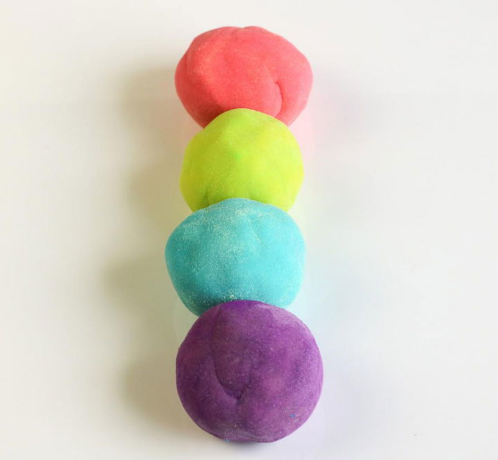 Glow in the Dark No Cook Playdough