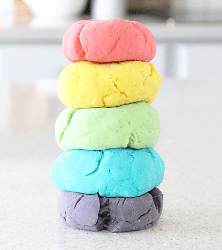 Handmade Playdough Using Cream of Tartar