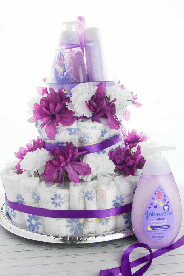 How to Decorate a Diaper Cake