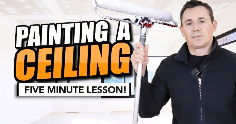 how to paint a ceiling like a professional