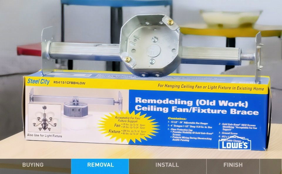 install the new mounting bracket