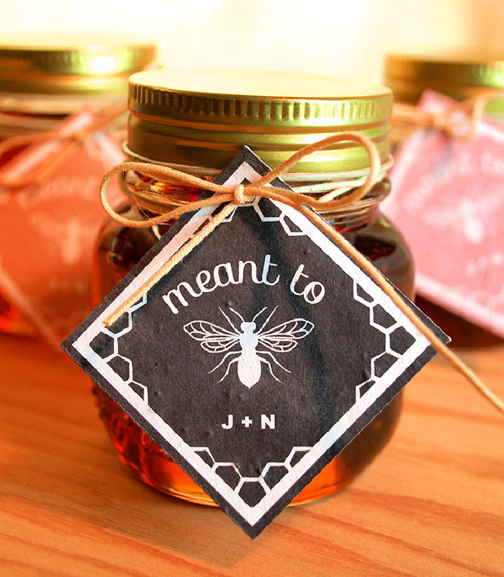 Rustic Honey Wedding Favor