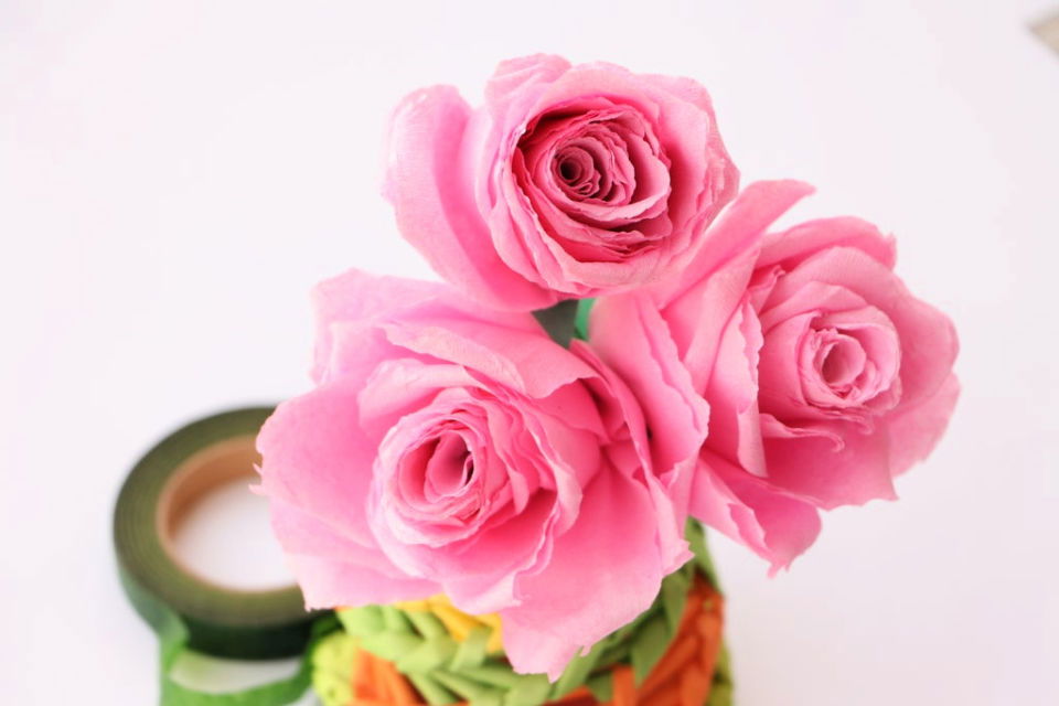 Making Your Own Tissue Paper Rose