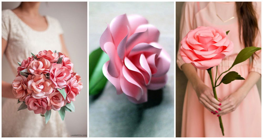 ways to make paper roses paper rose templates